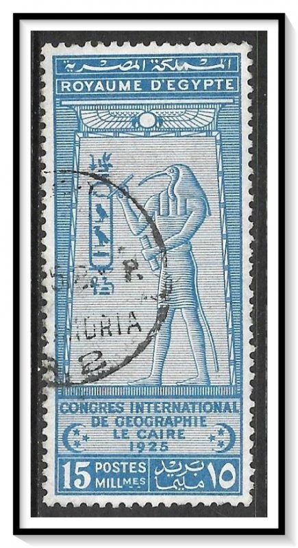 Egypt #107 Geographical Congress Used