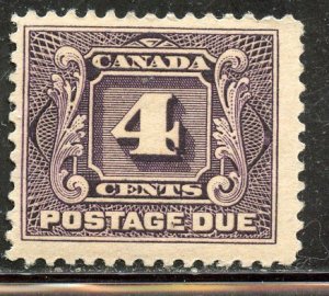 Canada # J3, Mint Hinge.