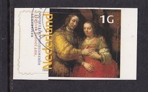 Netherlands  #1030   cancelled  1999  Rembrandt  100c