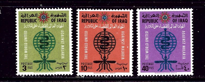 Iraq 314-16 MNH 1962 Anti-Malaria set