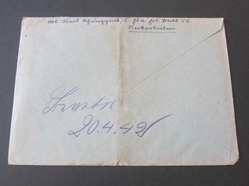 Germany Feldpost cover  OurRef:1575