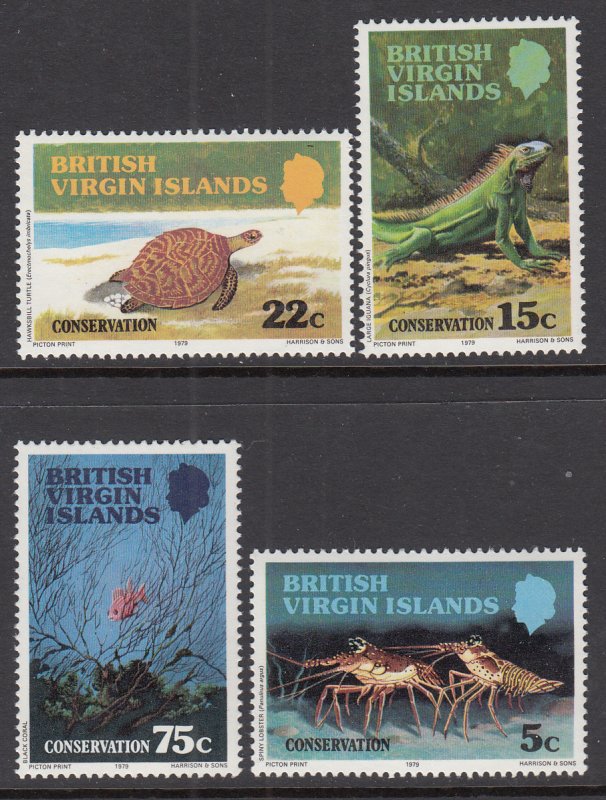 British Virgin Islands 346-349 MNH VF