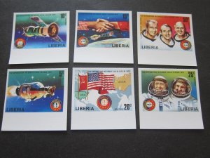 Liberia 1975 Sc 715-20 space set MNH