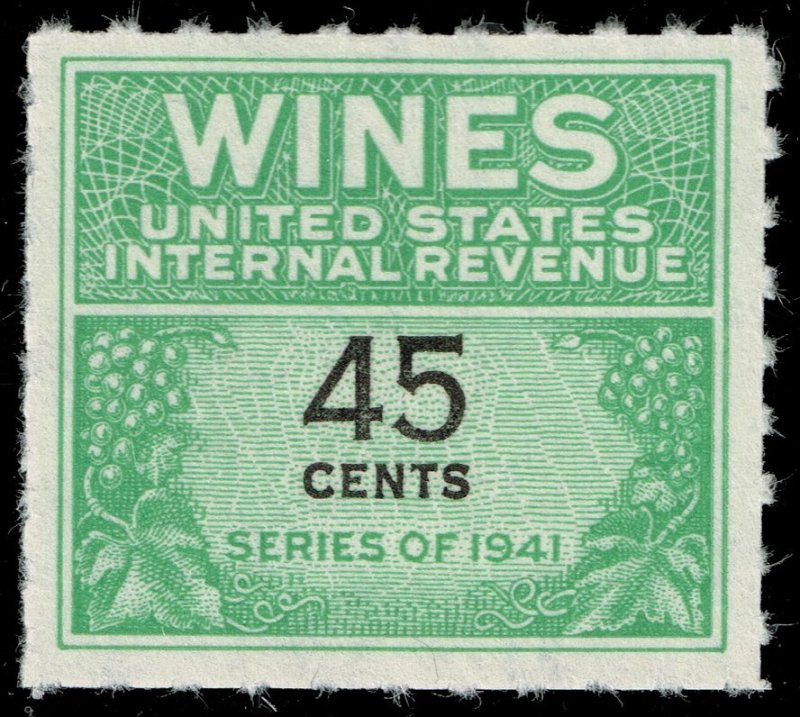 US #RE137 Wine Stamp; Unused NGAI