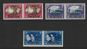 Basutoland  Scott #29-31 Mint Set of Pairs O/P South Africa stamps 2017 CV $2.10