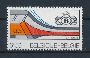 [114077] Belgium 1976 Railway trains Eisenbahn  MNH