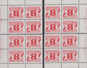 Canada UNITRADE MNH  #  J34a      Match set