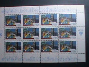 ​UNITED NATION-1987-SC# 515 UNITED NATION DAY-VARIOUS OCCUPATION MNH SHEET VF
