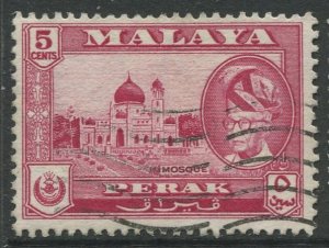 STAMP STATION PERTH Perak #130 Sultan Yussuf Izuddin Shah Used 1957-61