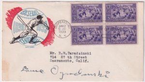 US 855 Autographed FDC, Bruce Ogrodowski,  Pitcher for The Cardinals