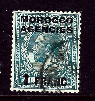 Great Britain-Morocco 409 Used 1917 issue    (ap3510)