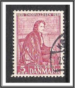 Denmark #264 Bertel Thorvaldsen Used
