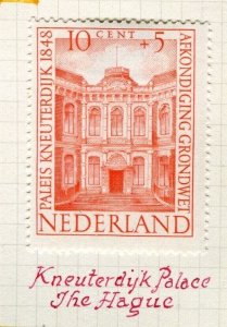 NETHERLANDS; 1948 early Social Fund issue fine Mint hinged 10c. value