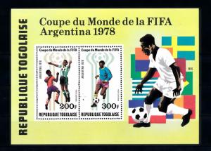 [43655] Togo 1978 Sports World Cup Soccer Football Argentina MNH Sheet