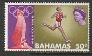 1968 Bahamas - Sc 278 - MNH VF - 1 single - Running