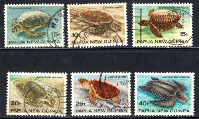 Papua New Guinea #592-597 VF,  Used   CV  3.75 ....  4900243