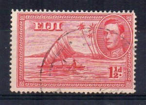 Fiji 1942 1 1/2d perf 14 FU CDS