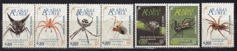 Ecuador, Fauna, Spiders MNH / 2018