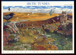 Scott 3802 ARCTIC TUNDRA 37 Cent MNH Sheet of 10   