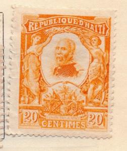 Haiti 1904 Early Issue Fine Mint Hinged 20c. 154291