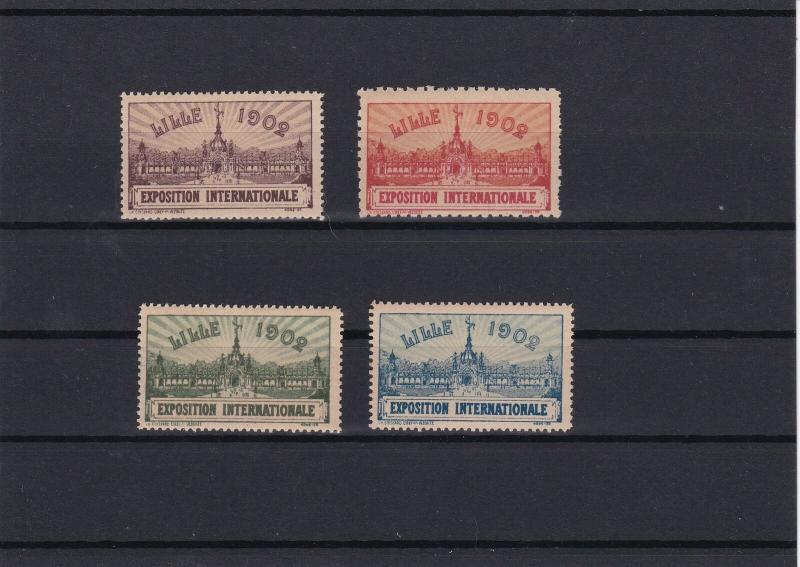 Lille 1902 Exhibition Mint Never Hinged Cinderella Stamps Ref 27234