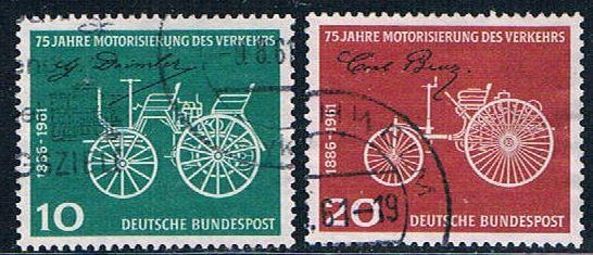 Germany 840-41 Used set Motor cars (GI0618P178)+