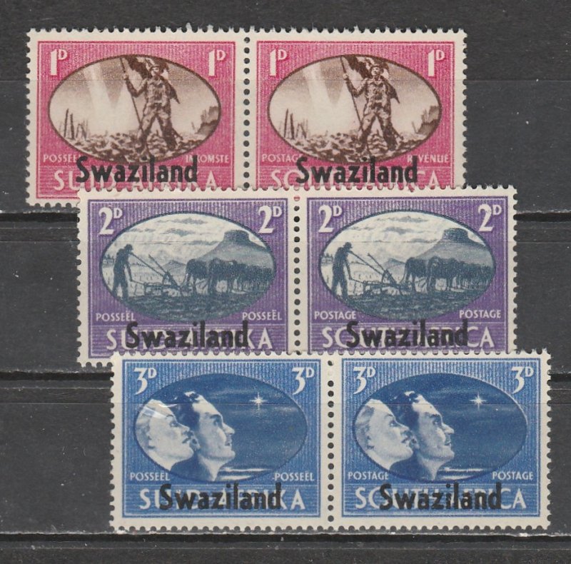 Swaziland   38a-40b   (N**)    1945)    Complet