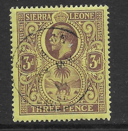 Sierra Leone 108  1912  used