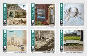 Isle of Man 2021 MNH Stamps John Ruskin Art Paintings National Park Spider Horse