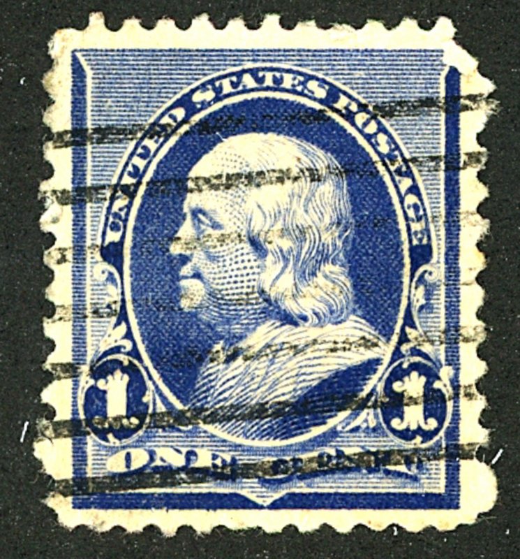 U.S. #219 USED CREASES THIN