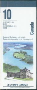 CANADA Scott 1489b Canadian Rivers booklet 1993