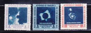 Mexico 774-776 Set MH Astrophysics (E)