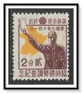 Manchukuo #134 National Census MNH