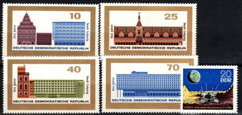 DDR #781-4, 819  MNH CV $4.10 (X2452)