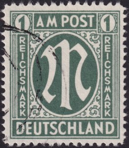 Germany Occupation - AMG Issue 1945-46, Type II #3N1-3N20 vf u