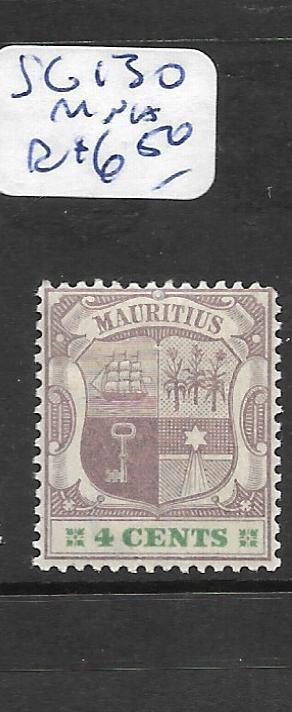 MAURITIUS (P1901B) ARMS 4C  SG 130  MNH