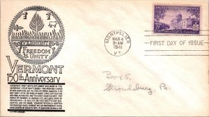 FDC 1941 - SC #903 - Montpelier, VT - F59574