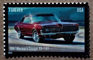 United States #5718 (60c) 1967 Mercury Cougar XR-7 GT MNH (2022)