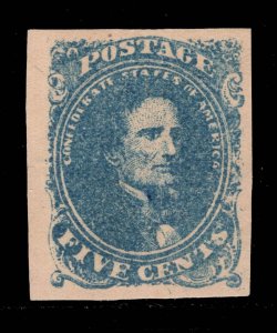 MOMEN: US STAMPS CSA # 4 IMPERF MINT OG H XF LOT #85836*