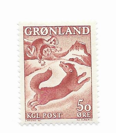 Greenland #42 MH CAT VALUE $1.25