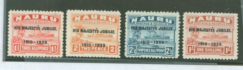 Nauru #31-34  Single (Complete Set) (Jubilee)