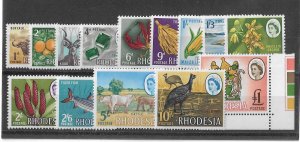 Rhodesia Sc #223-236  set of 14 NH VF