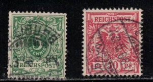 GERMANY Scott # 47-8 Used -  Reichspost