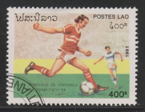 Laos 1035 World Cup Soccer 1991