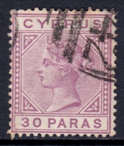 Cyprus - Scott #20a - Used - Crease - SCV $26.00