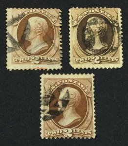 MOMEN: US STAMPS #146 USED LOT #44087