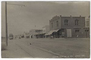 Circa 1905 - State's First Trolley Line at Sparks, Nevada - Ephemera 1126