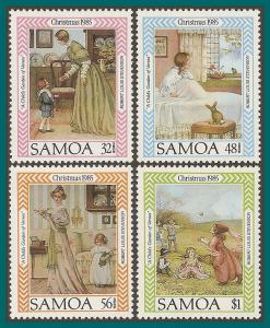 Samoa 1985 Christmas, MNH 656-659,SG711-SG714