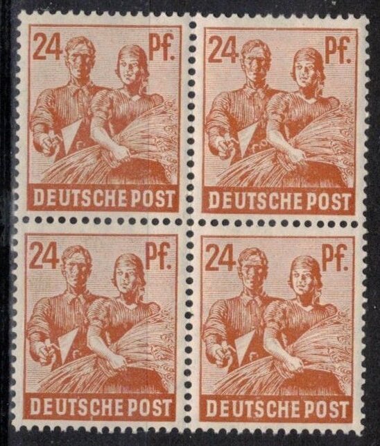 Germany - Allied Occupation - Scott 565 Block MNH (SP)