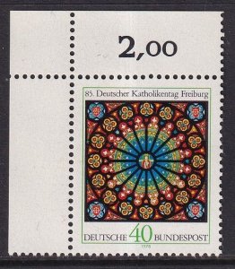 Germany  #1278  MNH  1978  rose window